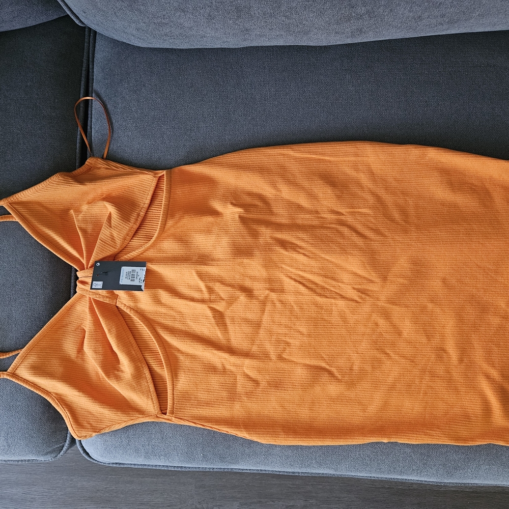 Orange Sleeveless Nightdress